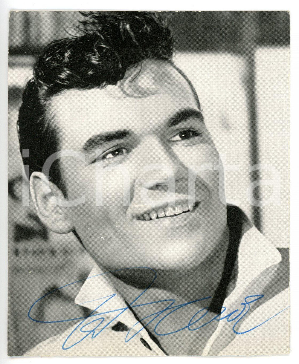 1960 MUSICA Cantante Ted HEROLD - Foto seriale con AUTOGRAFO