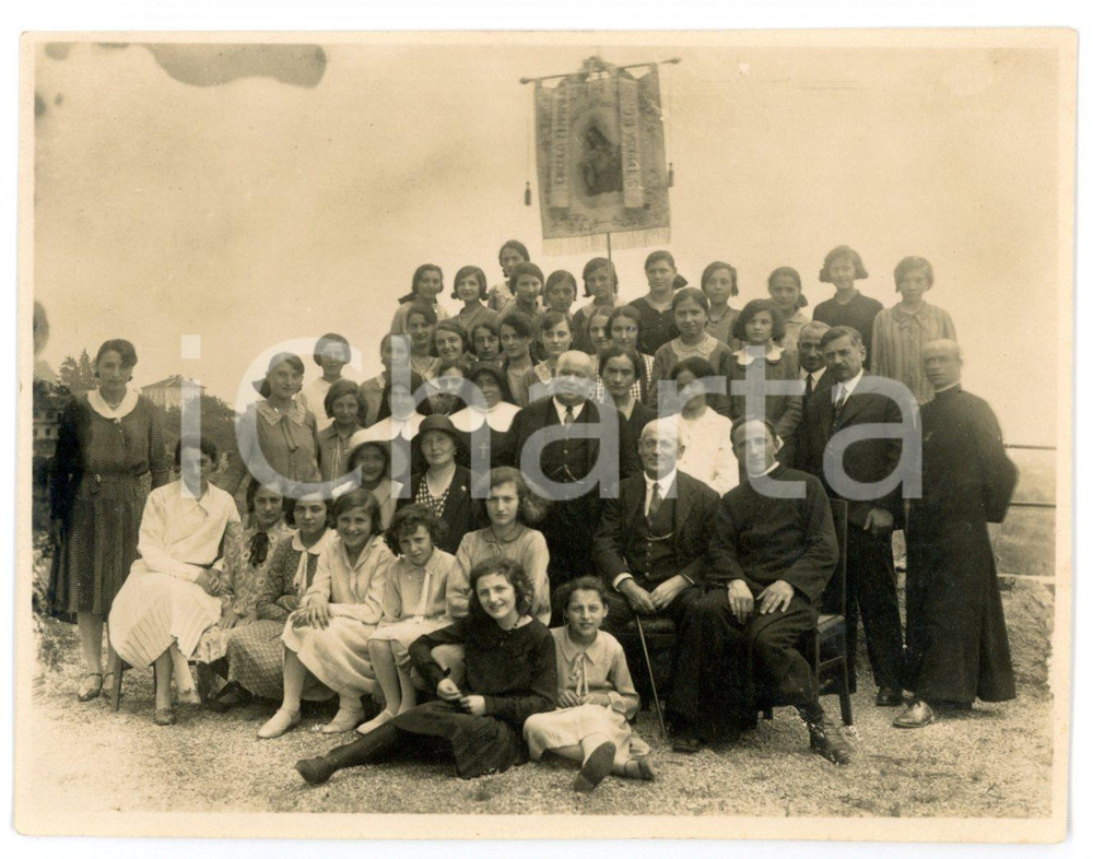 1930 ca BERGAMO Circolo femminile "Santa Teresa di Lisieux" - Foto 11x8 cm