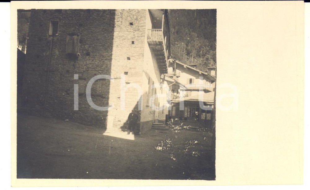 1925 COURMAYEUR Casa natale del senatore Davide GIORDANO - Foto RARA FP