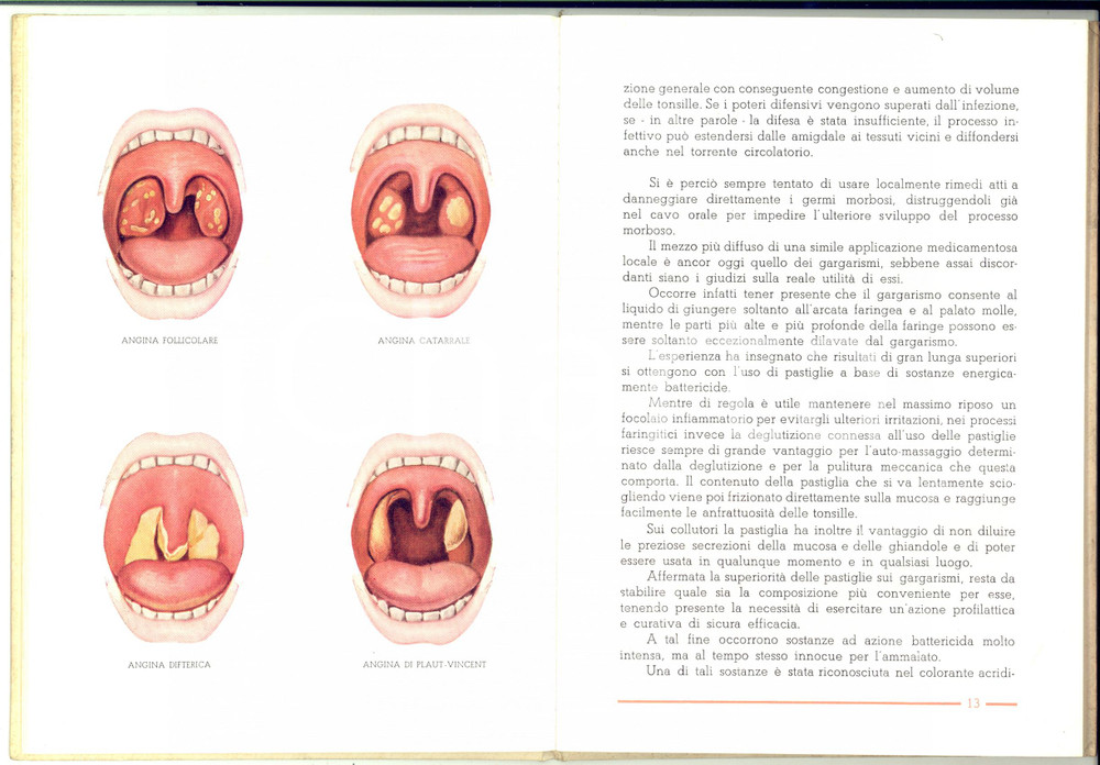 1950 ca BAYER FARMACEUTICA Malattie invernali - Libretto pubblicitario 38 pp.