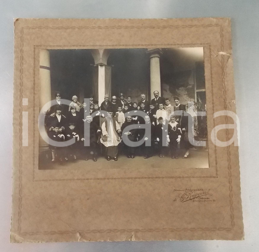 1928 GORLA MINORE Collegio ROTONDI - Prima Comunione alunni - Foto RUGGERI
