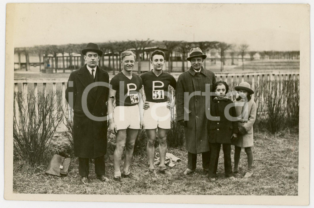 1940 ca TORINO LITTORIALI SPORT Atleti con gli allenatori - Foto 18x13 (2)