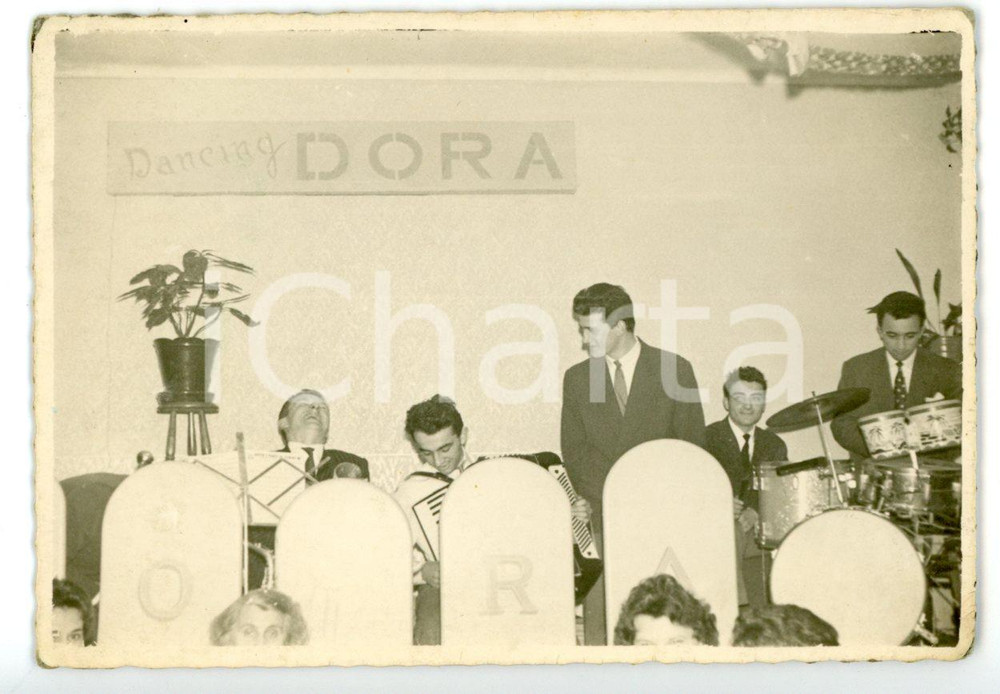 1940 ca PIEMONTE (?) Dancing DORA - La banda musicale *Fotografia 10x7 cm