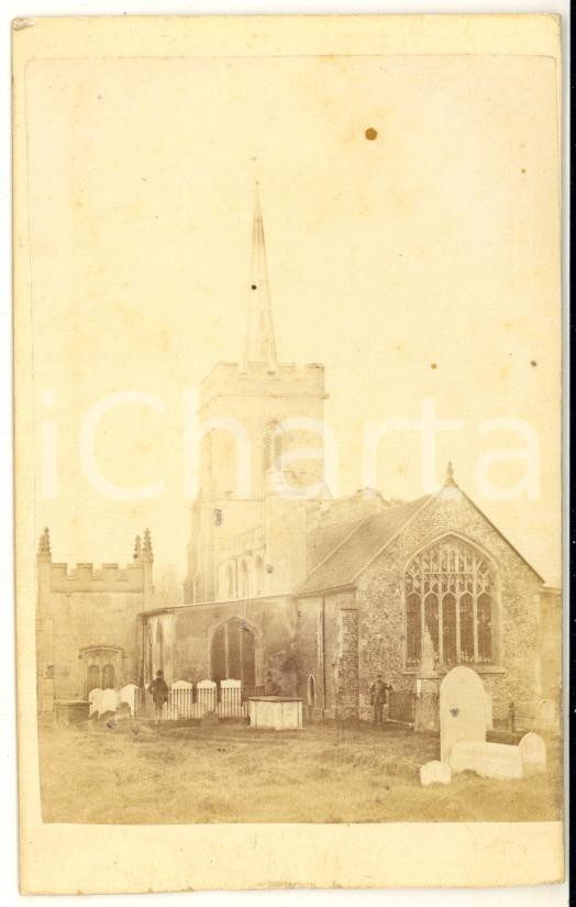 1870 ca BRAUGHING (UK) St Mary's church - Photo H. COLLINGS CDV