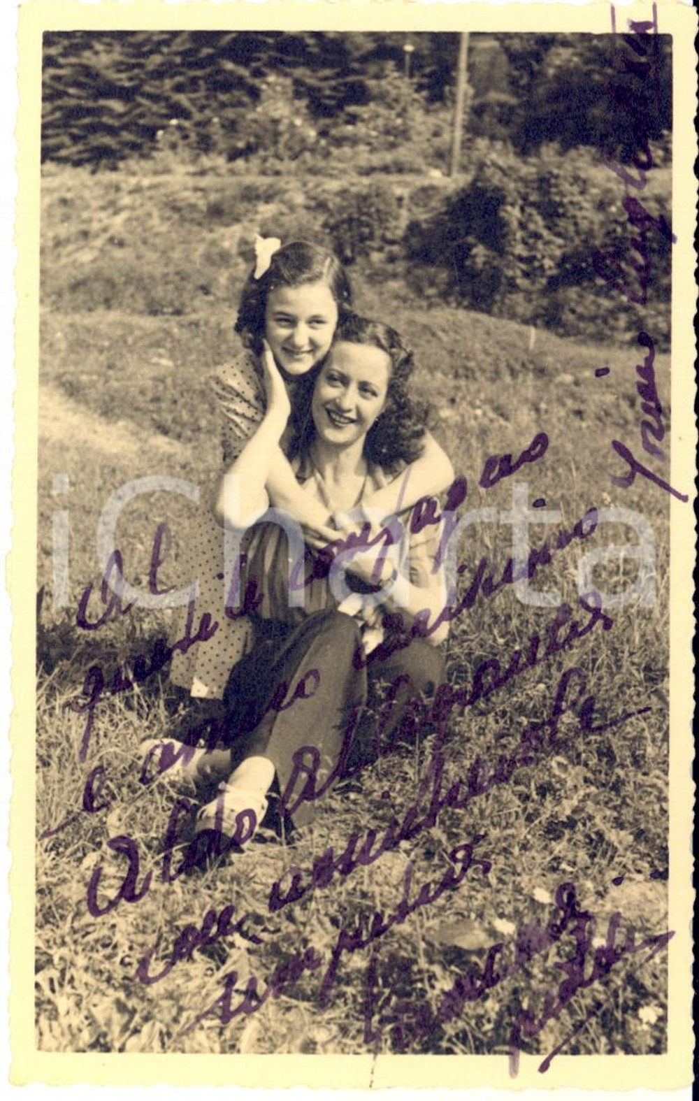 1941 TORINO Attrice Germana PAOLIERI - Foto cartolina con AUTOGRAFO