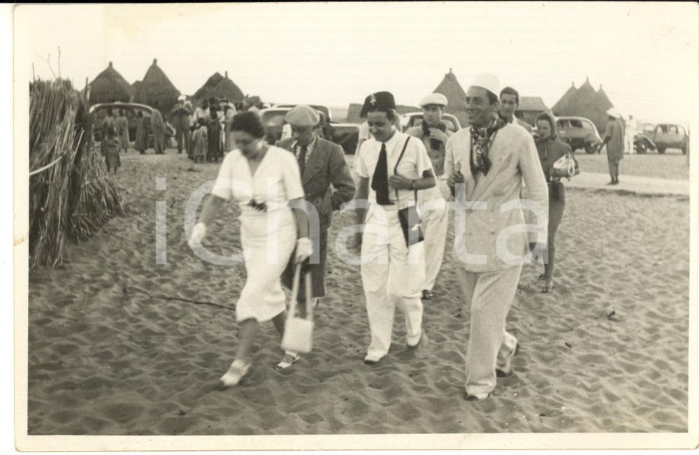 1950 ca DAKAR TEATRO Aldo ALLEGRANZA  - BERTOLI in tournée *Foto con AUTOGRAFO