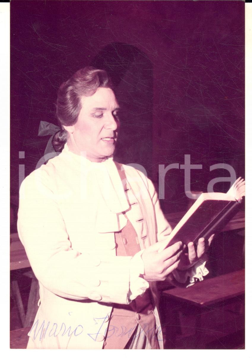 1985 TORINO TEATRO REGIO Cantante Mario FERRARA - Foto con autografo 10x15 cm