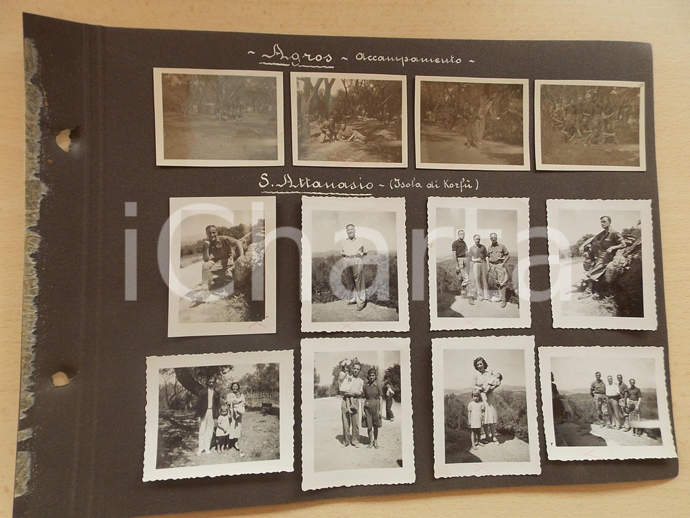 1941 WW2 AGROS / S. ATTANASIO Militari MVSN XXVII Battaglione CC.NN. - 12 foto