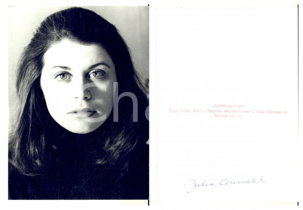 1990 ca LIRICA Soprano Julia CONWELL *Foto seriale con autografo 10x15 cm 