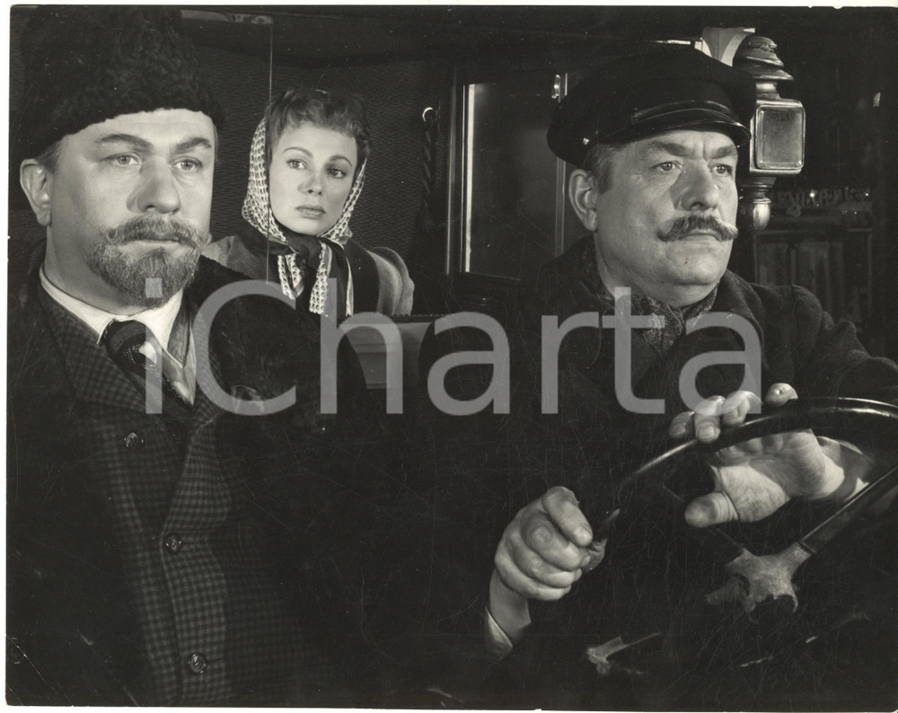 Fotografia d epoca originale 1950 ca CINEMA FRANCIA Un viaggio in automobile Foto DA STUDIARE 27x21 cm 1