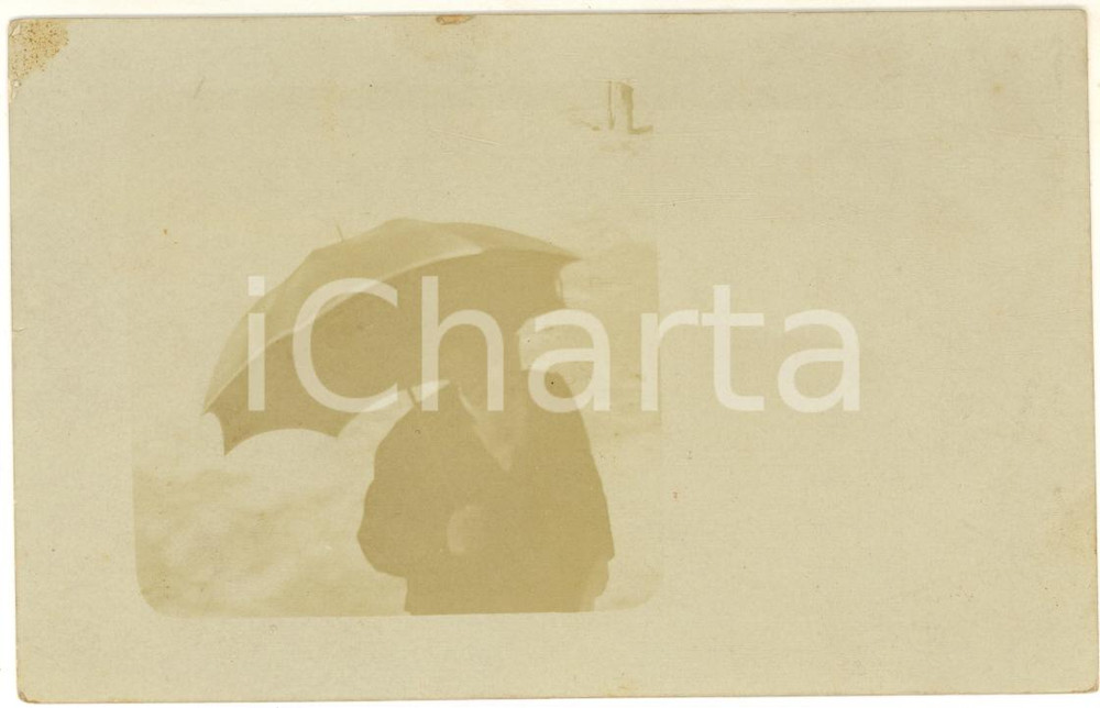 1910 ca SPALATO Famiglia MORPURGO - Ritratto con ombrello - Foto cartolina FP VG