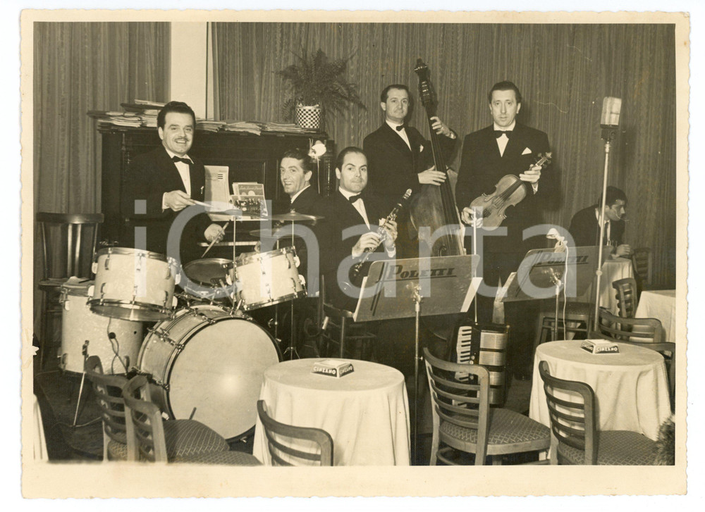 1950 GENOVA Dancing ORCHIDEA - Orchestra Armando SCOTTI ^Foto 24x18 cm