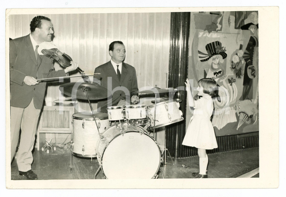 1950 ca GENOVA MUSICA Orchestra Armando SCOTTI in concerto - Foto 18x13