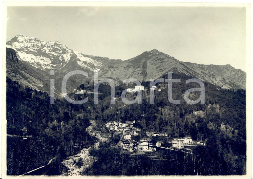 1935 ca CAMPIGLIA CERVO Veduta con ORETTO e il Santuario di San Giovanni - Foto