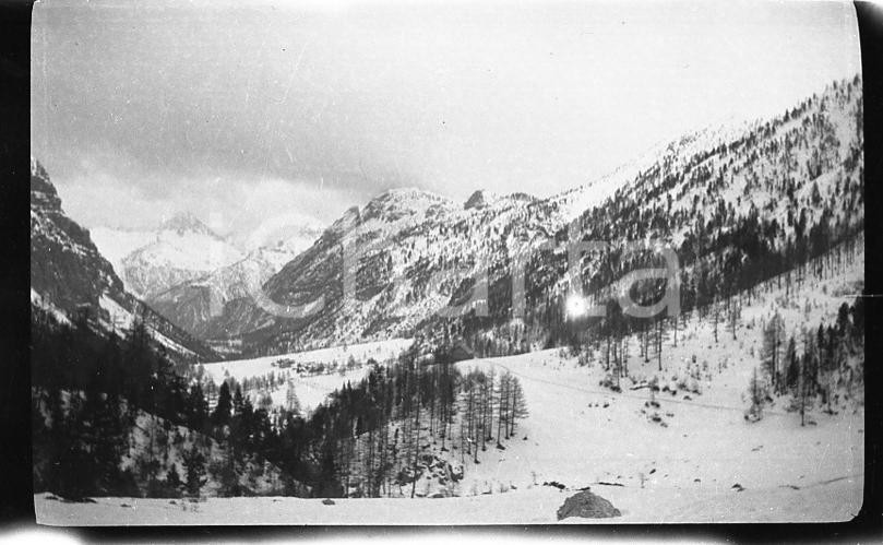 Fotografia d epoca originale 1925 CLAVIERE Veduta generale  NEGATIVO ORIGINALE 3 1