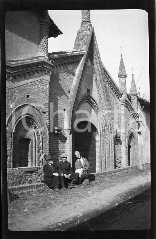 Fotografia d epoca originale 1927 BUTTIGLIERA ALTA Abbazia Sant Antonio Ranverso NEGATIVO ORIGINALE 2 1