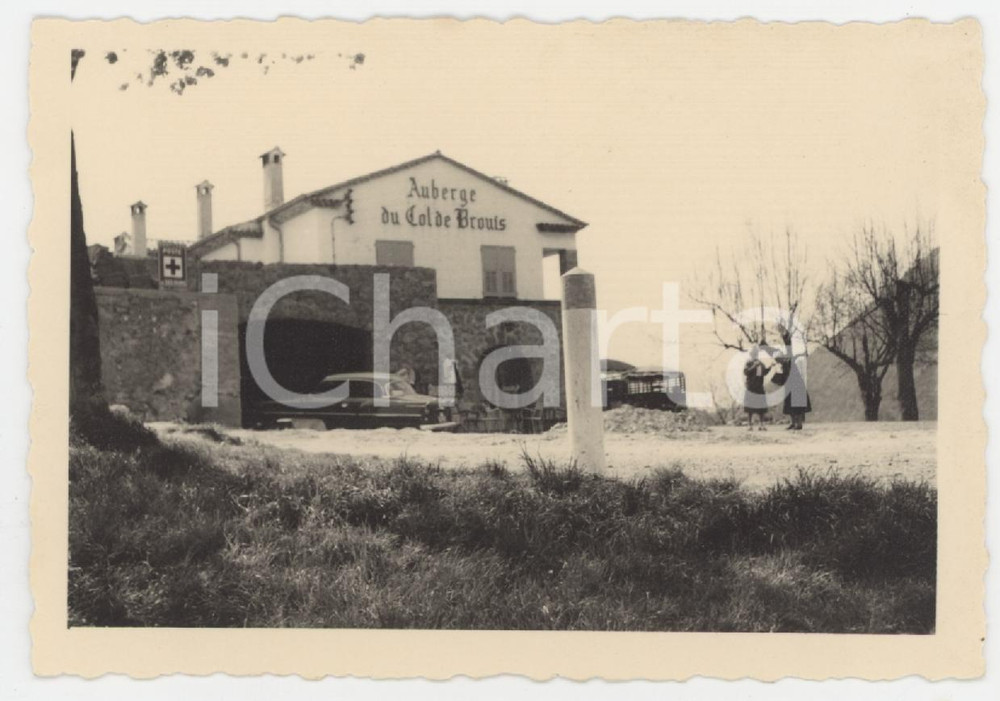 1950 ca BREIL-SUR-ROYA (FRANCE) Auberge du COL DE BROUIS *Photo 10x7 cm