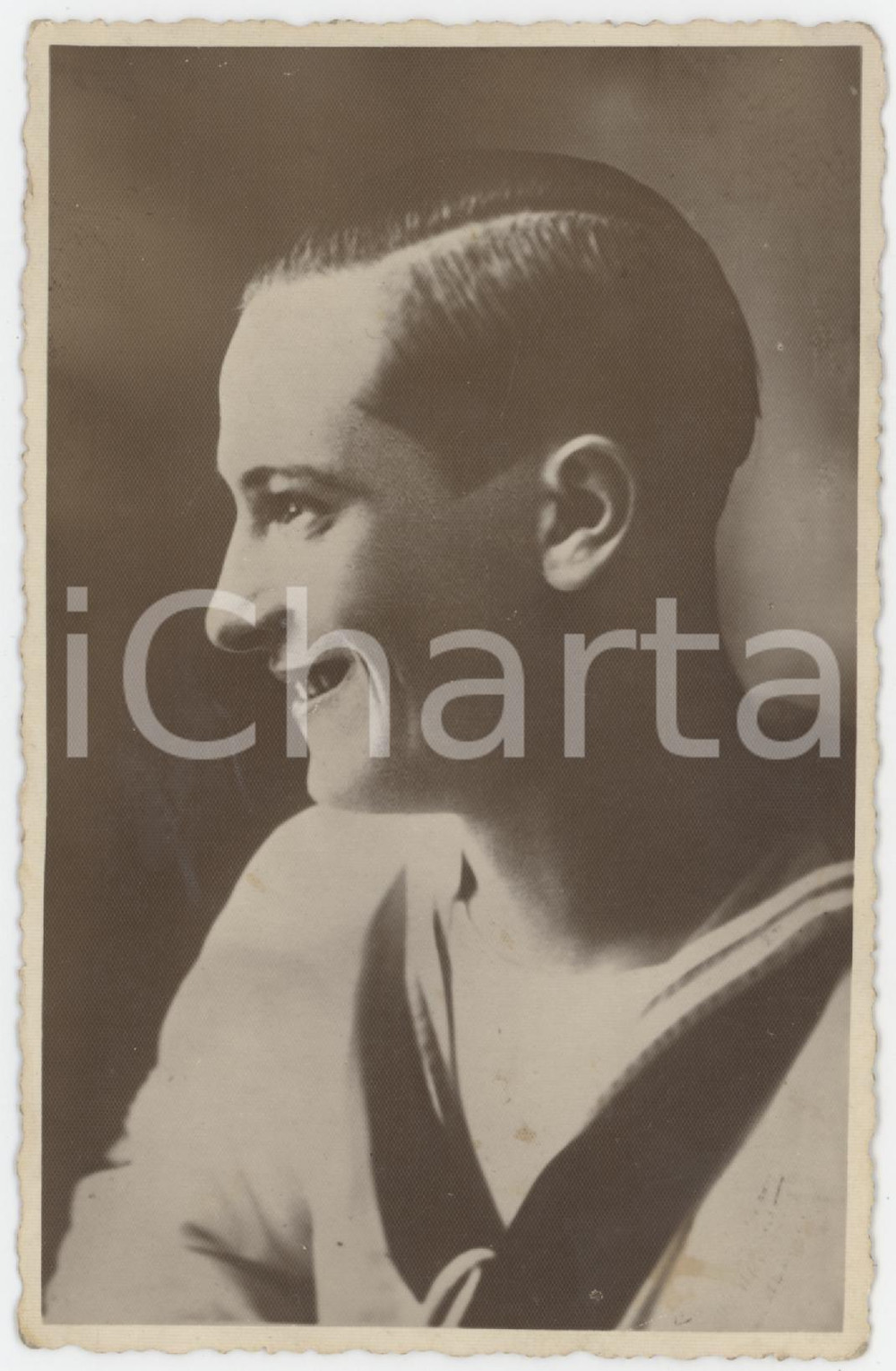 1920 ca MONTICHIARI (BS) Ritratto di giovane marinaio *Foto BONERA 8x13 cm