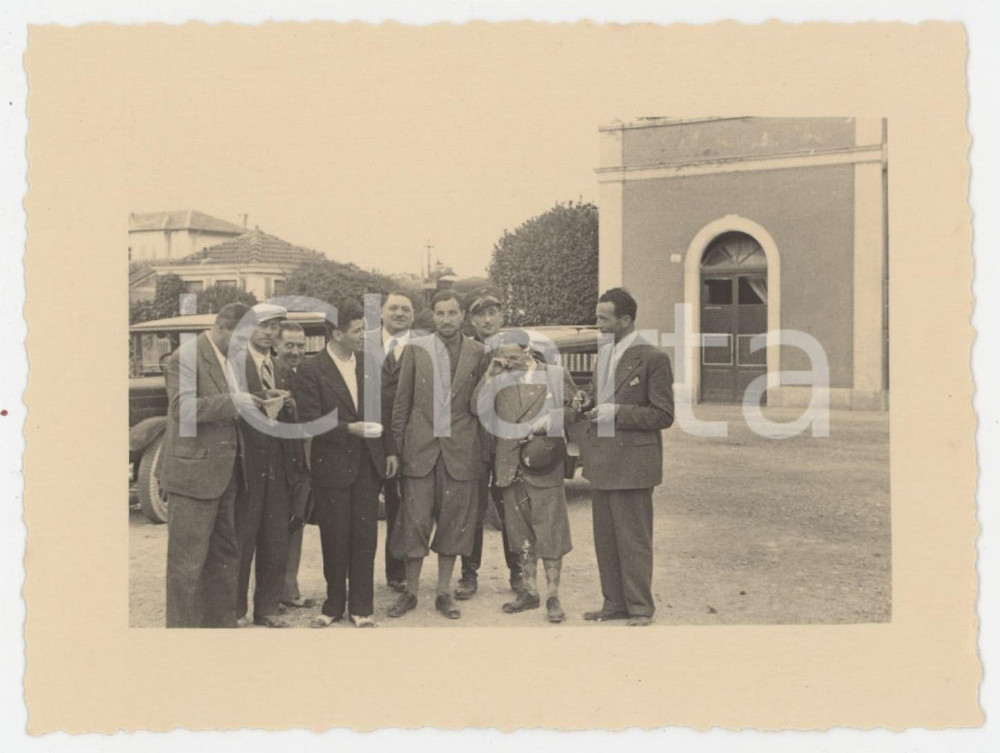1936 BASSANO DEL GRAPPA Reduci 31° Regg. Artiglieria alla stazione - Foto 12x8