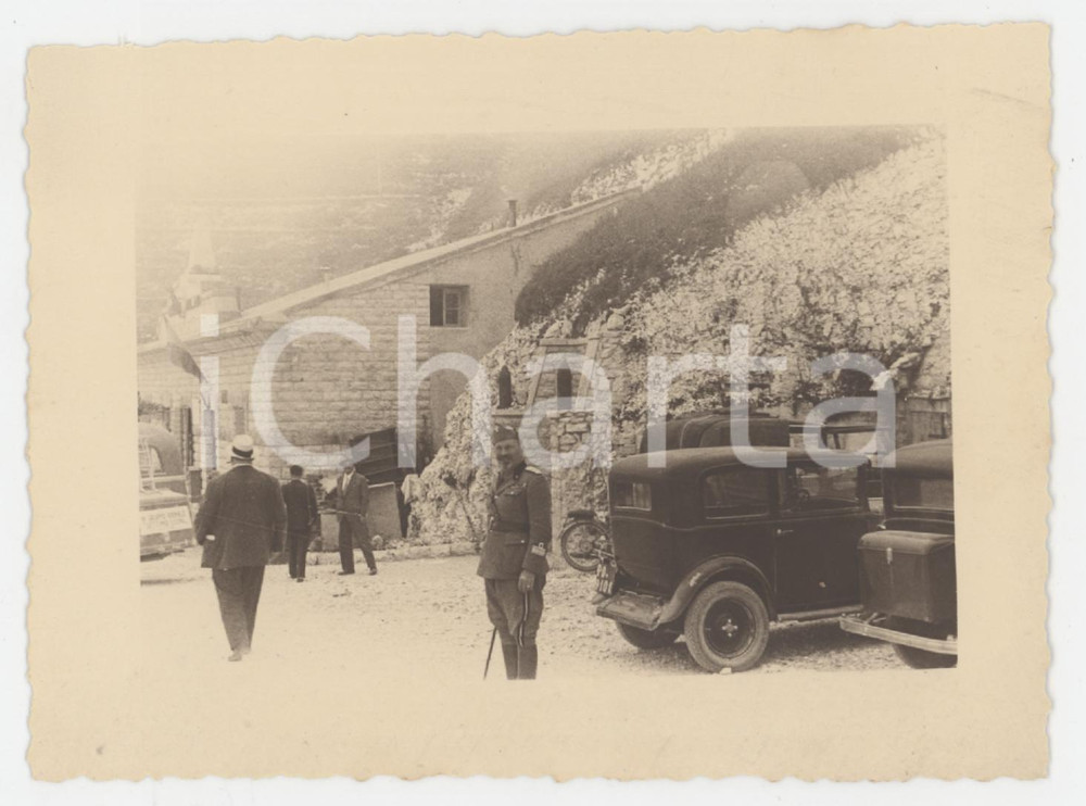 1936 SACRARIO DEL PASUBIO Arrivo gen. Giuseppe GIGLI in visita - Foto12x8