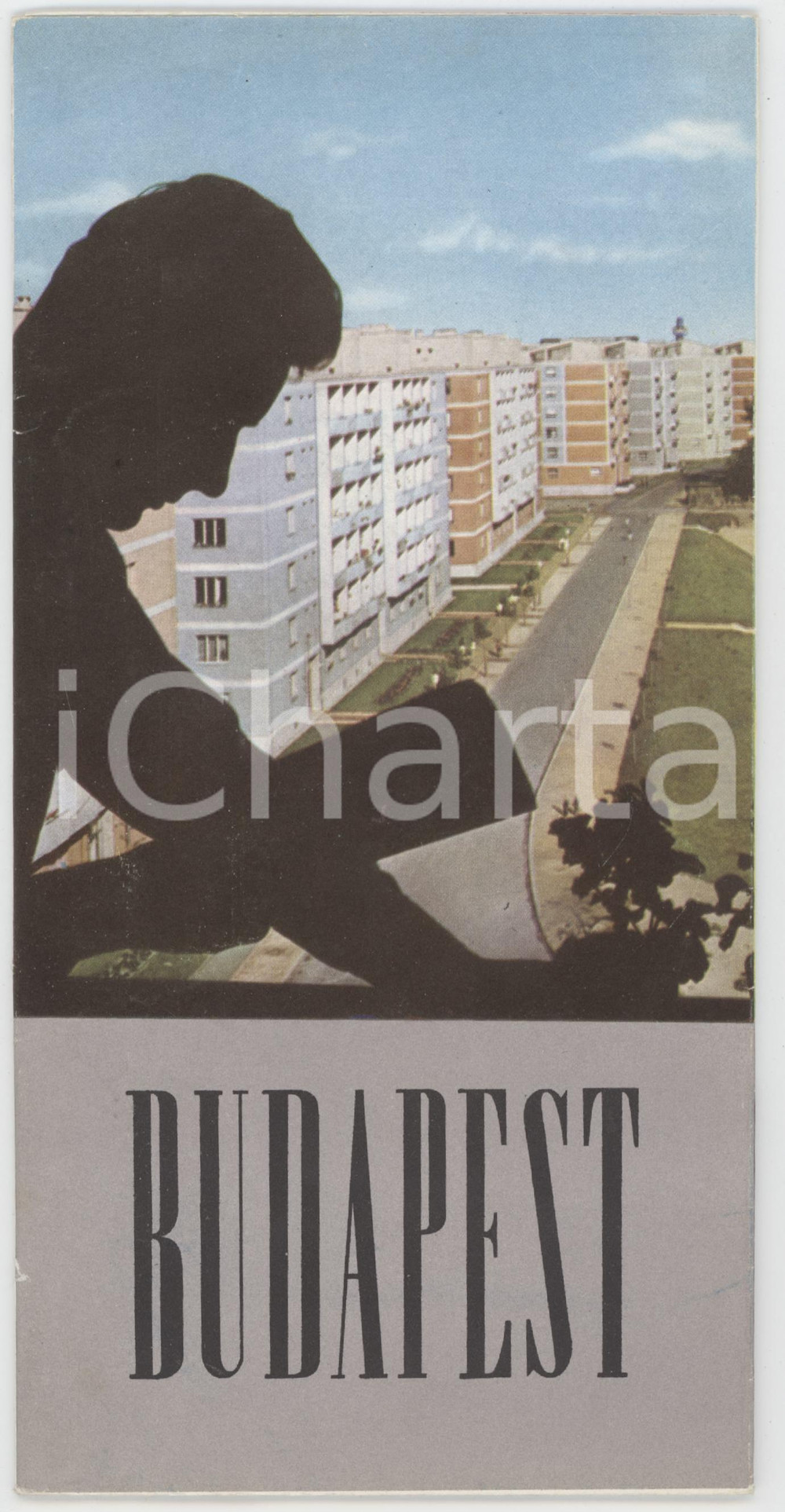 1961 TOURISM HUNGARY - BUDAPEST - ILLUSTRATED vintage brochure