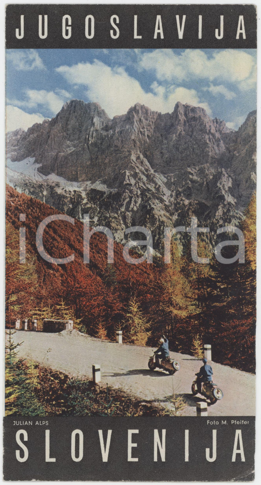 1960 ca SLOVENIA (JUGOSLAVIA) ILLUSTRATED Vintage brochure