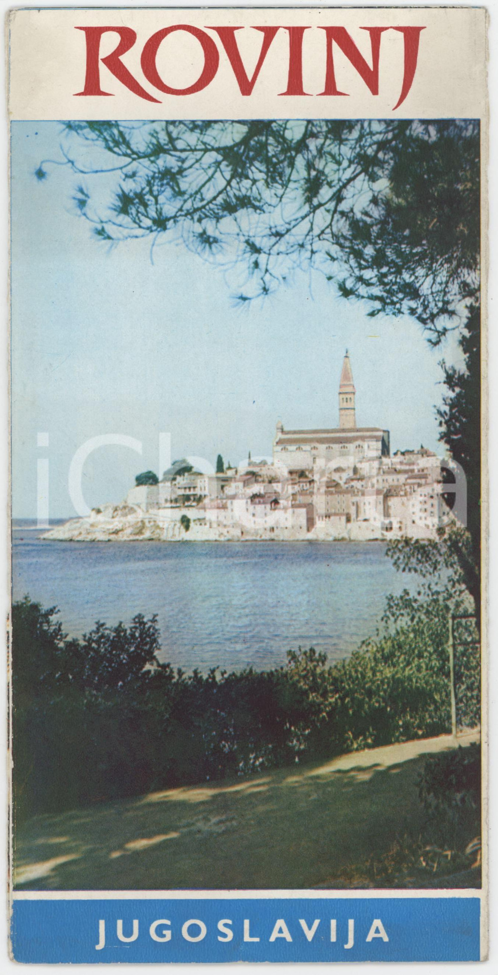 Materiale pubblicitario d’epoca 1970 ca JUGOSLAVIJA / ROVINJ  ISTRIA  Illustrated vintage brochure 1