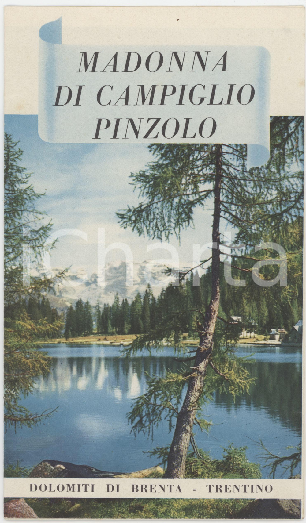 1960 ca TURISMO DOLOMITI - MADONNA DI CAMPIGLIO - PINZOLO *Pieghevole ILLUSTRATO