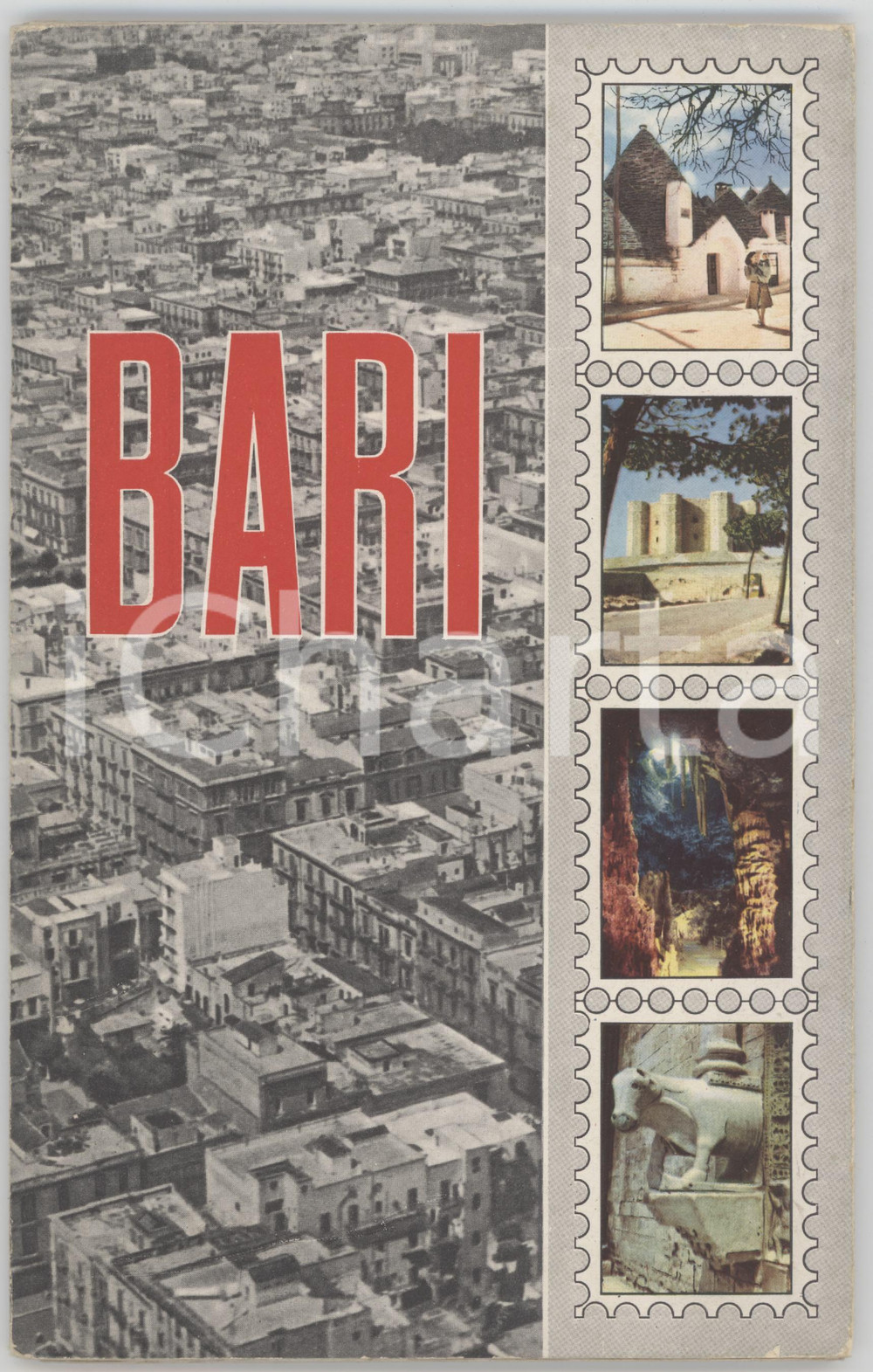 1960 ca TURISMO - BARI e la sua provincia - Pubblicazione illustrata 48 pp. Pubblicazione turistica d'epoca, illustrata.PAGINE: 48 GOOD/buono  Formato: 14x22 cm originale e autentica 1
