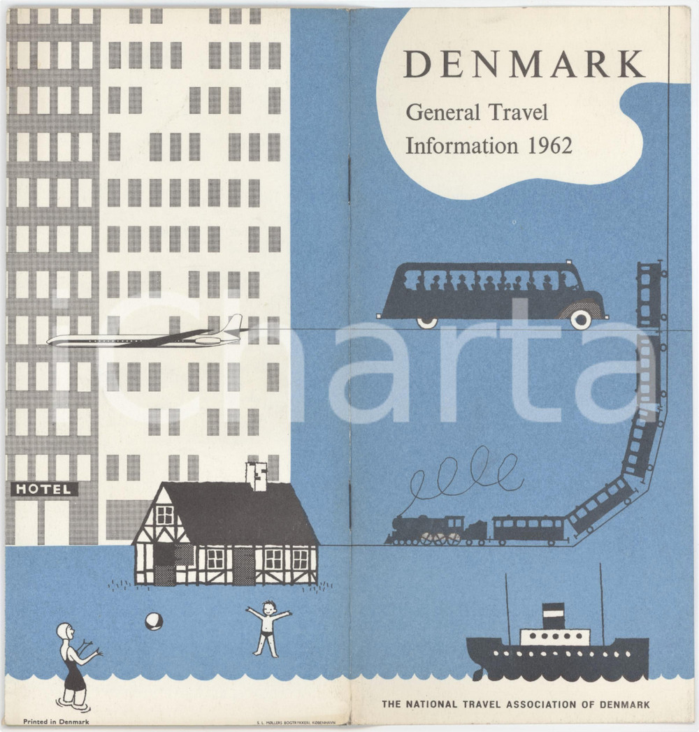 1962 DENMARK - General Travel Information - Vintage brochure 36 p.