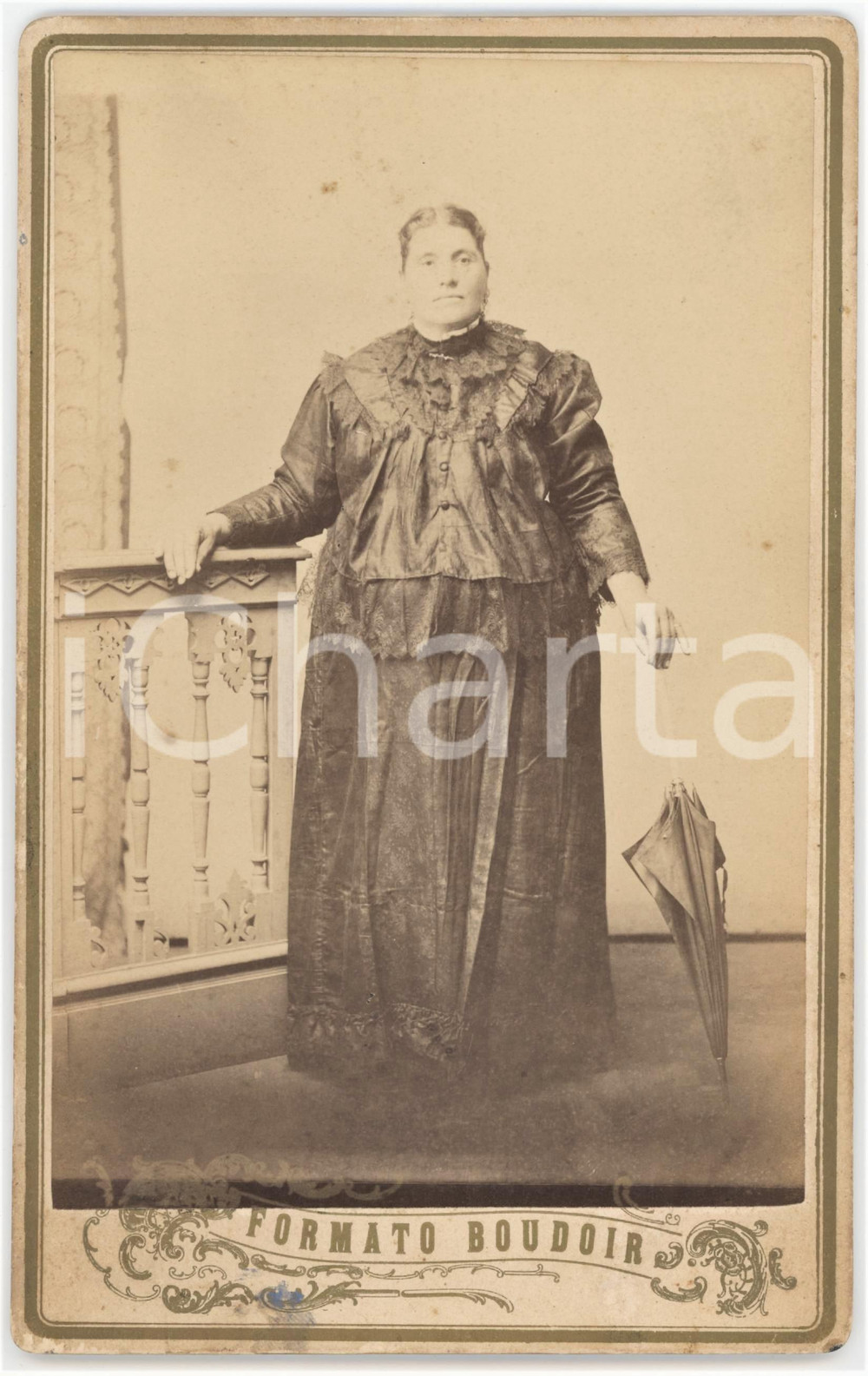 1910 ca ARARAQUARA (BRAZIL) Woman with her parasol - RARE photo José GARCIA