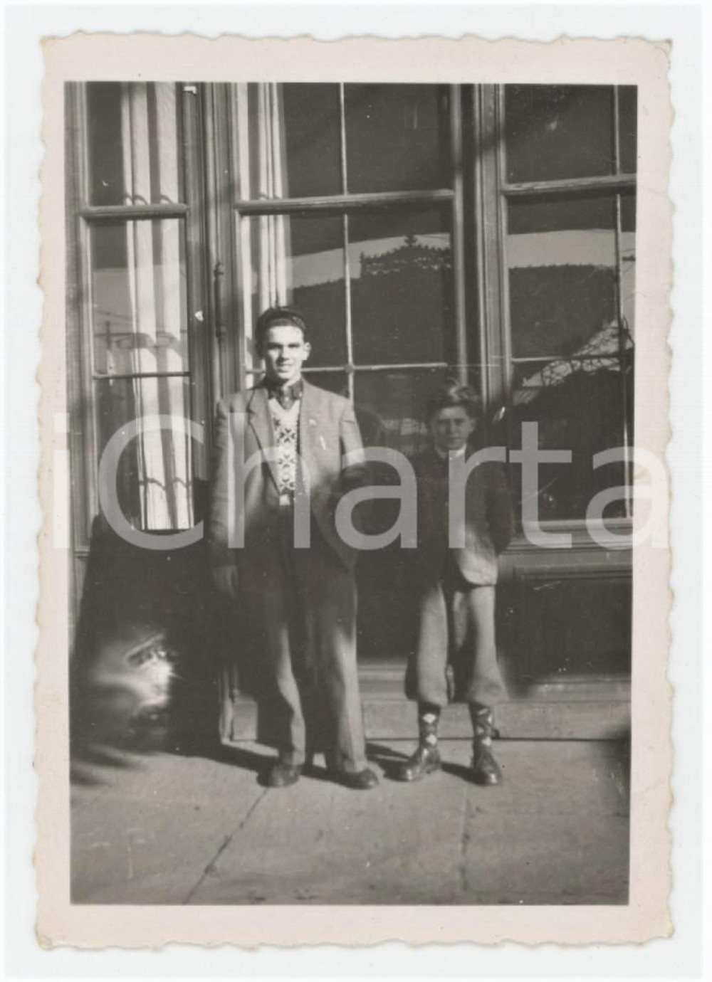 1948 TORINO Stazione Porta Nuova  - Artisti del CIRCUS PINDER - Foto 6x9 cm