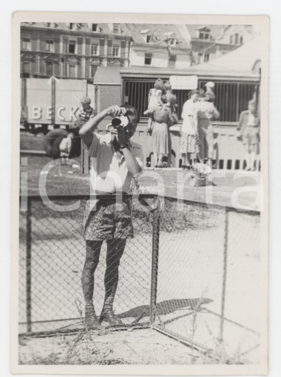 1950 ca GERMANIA Circo Carl HAGENBECK - Artista fotografo - Foto 7x10 cm