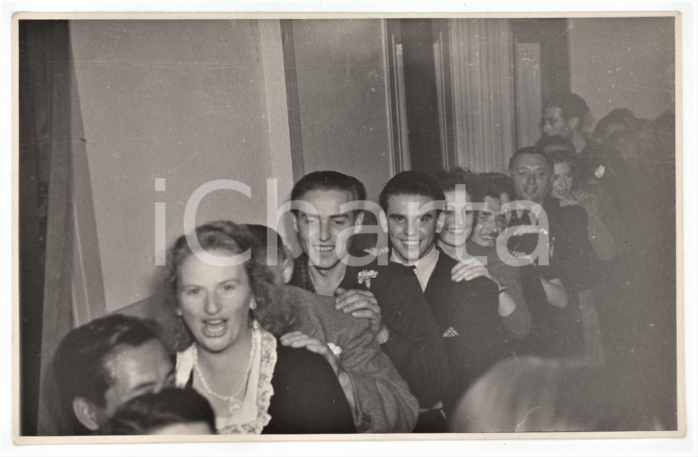 1950 ca THE HAGUE - CIRCUS PINDER - Artisti a una festa (1) Foto 18x12 cm