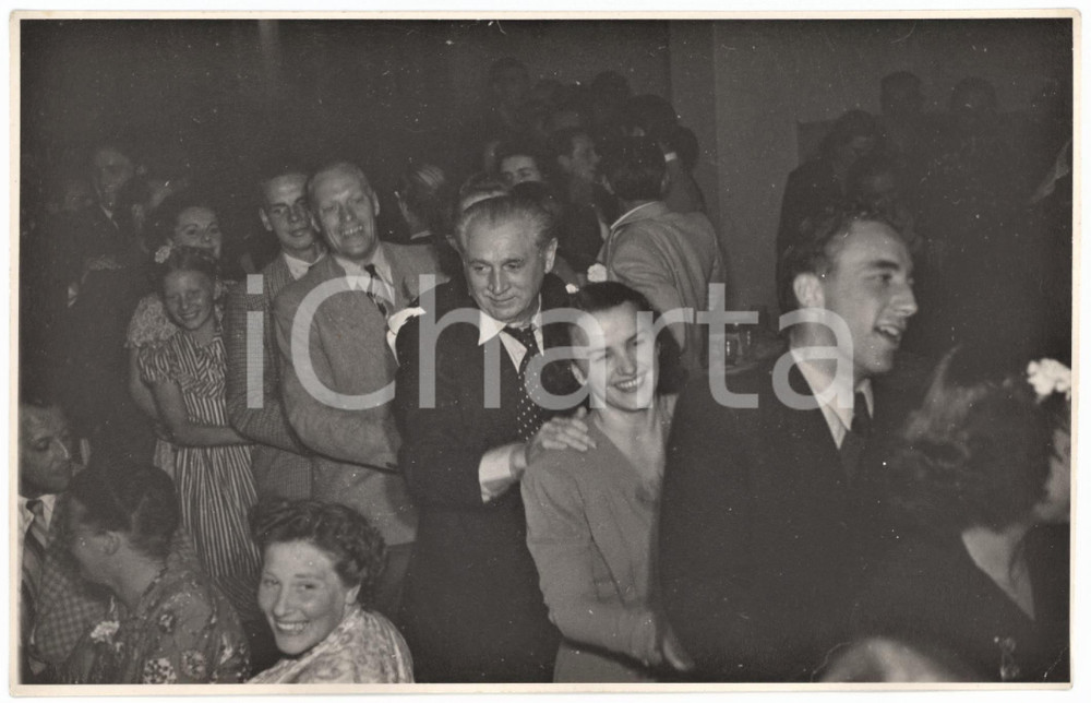 1950 ca THE HAGUE - CIRCUS PINDER - Artisti a una festa (2) Foto 18x12 cm
