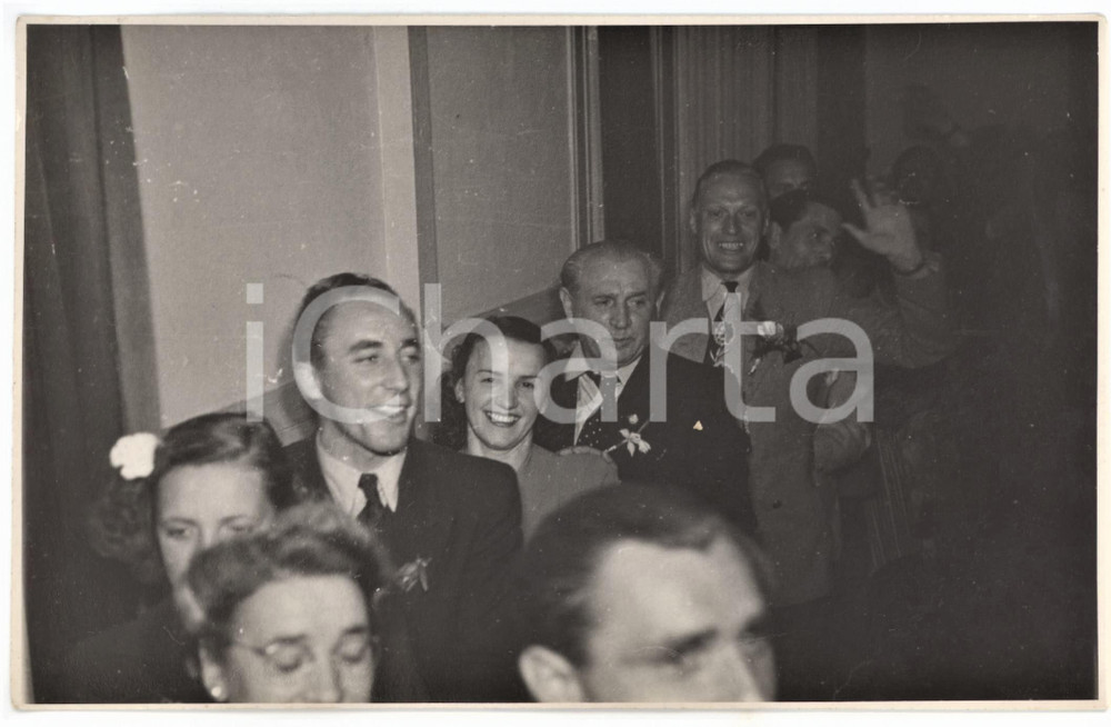 1950 ca THE HAGUE - CIRCUS PINDER - Artisti a una festa (3) Foto 18x12 cm