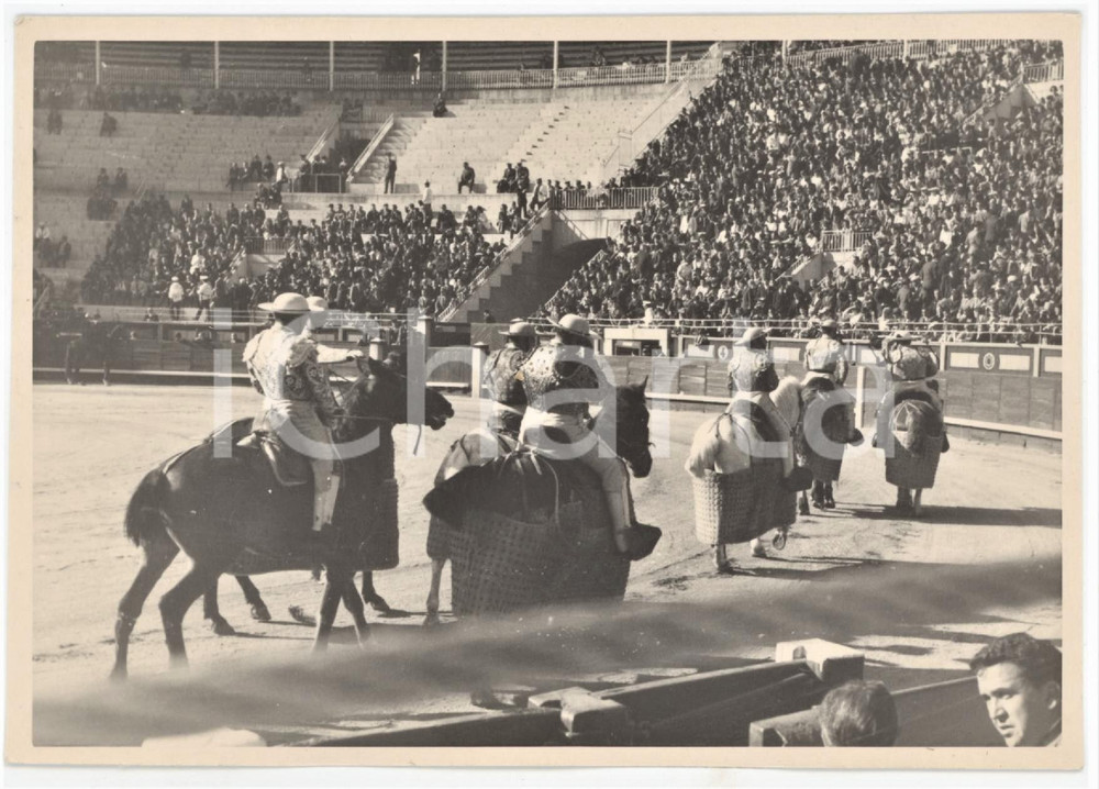 1967 MADRID Plaza de Toros - Sfilata prima della corrida - Foto 15x10 cm