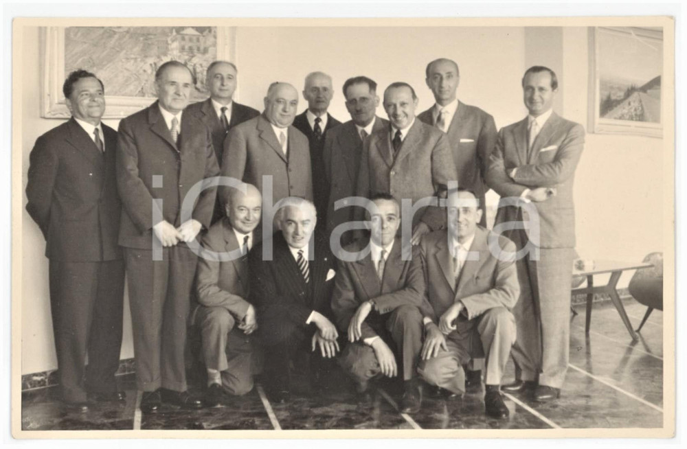 1957 CAULERA / Panoramica Zegna (BI ) Festa ex compagni - Albergo S. BERNARDO