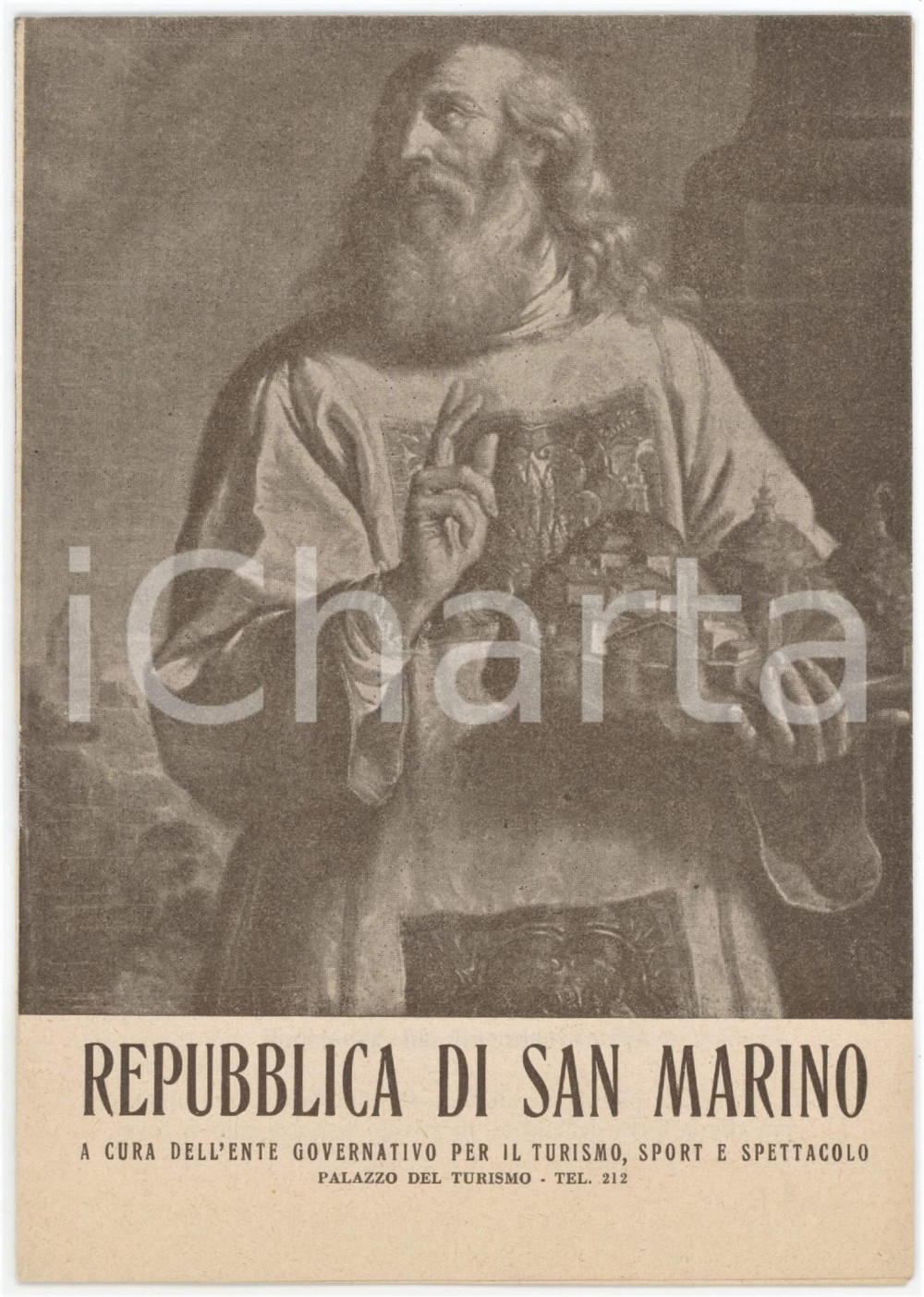 1950 TURISMO - Repubblica di SAN MARINO - Pubblicazione 16 pp. Pubblicazione originale d'epoca.PAGINE: 16 GOOD/buono  Formato: 12x17 cm originale e autentica 1