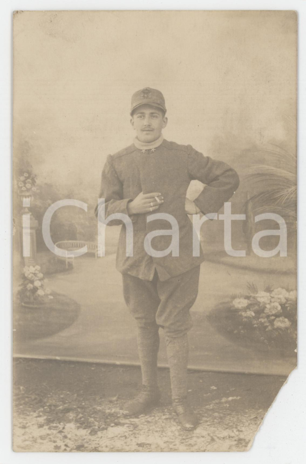 1910 ca REGIO ESERCITO - Guido Luigi LARGHI 43° Regg. Fanteria *Foto DANNEGGIATA