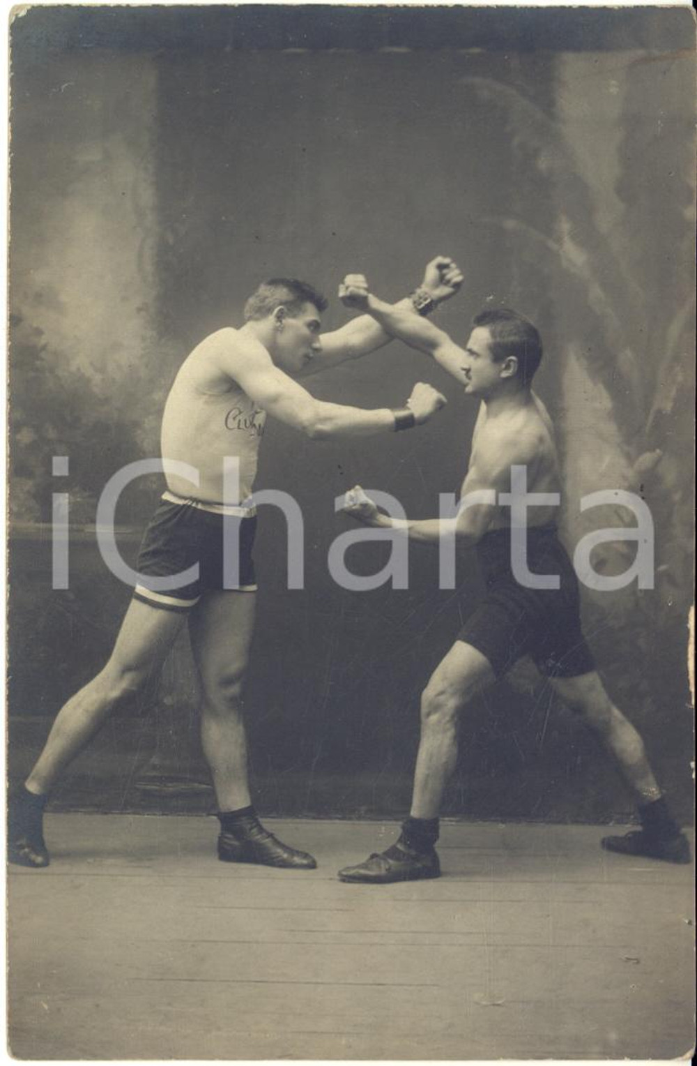 1915 ca MILANO PUGILATO Club Atletico Milanese - Incontro *Foto BELLONI