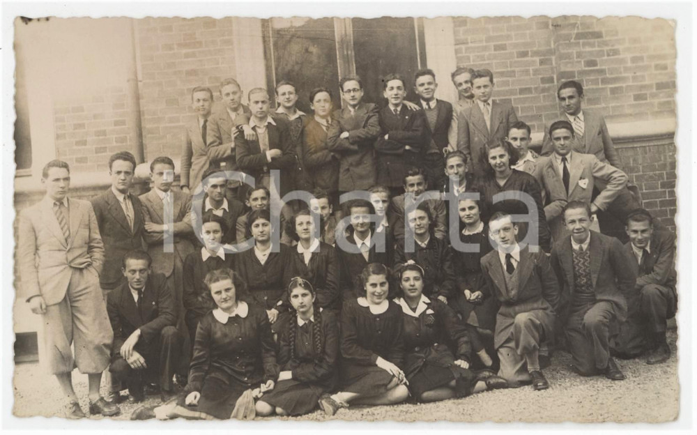 1943 BIELLA Istituto Superiore Eugenio BONA - Foto di classe 13x8 cm