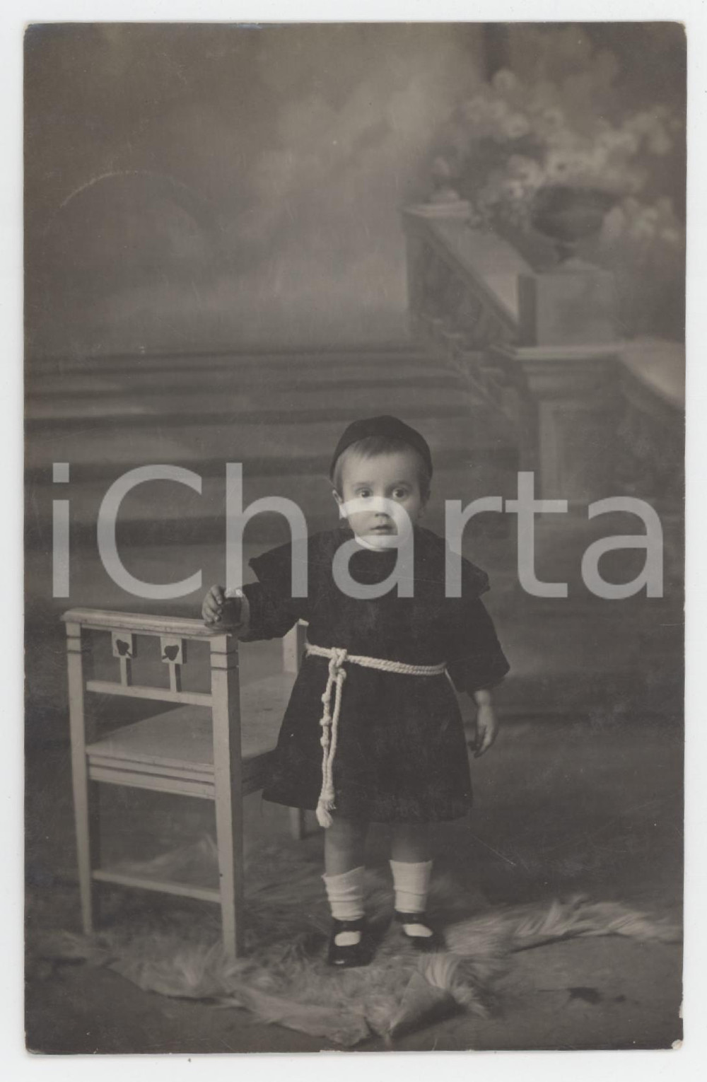 1925 ANDRIA Bambino in abito da frate - Ritratto *Foto Aurelio MALGHERINI 9x14