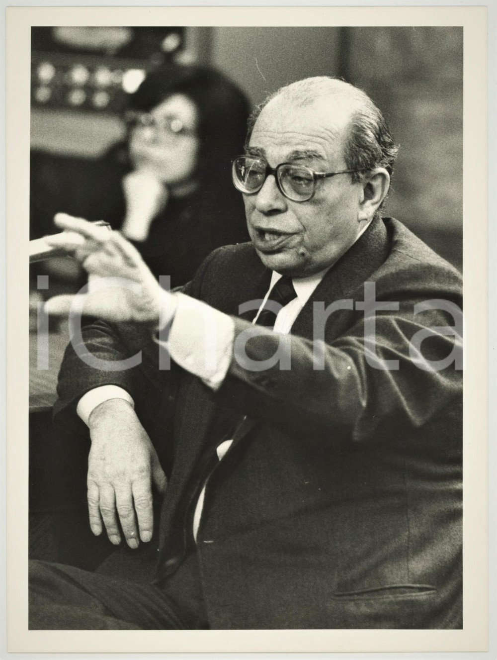 1985 ca MILANO Processo AMBROSOLI Ferdinando VENTRIGLIA Foto 17x24 cm (1)