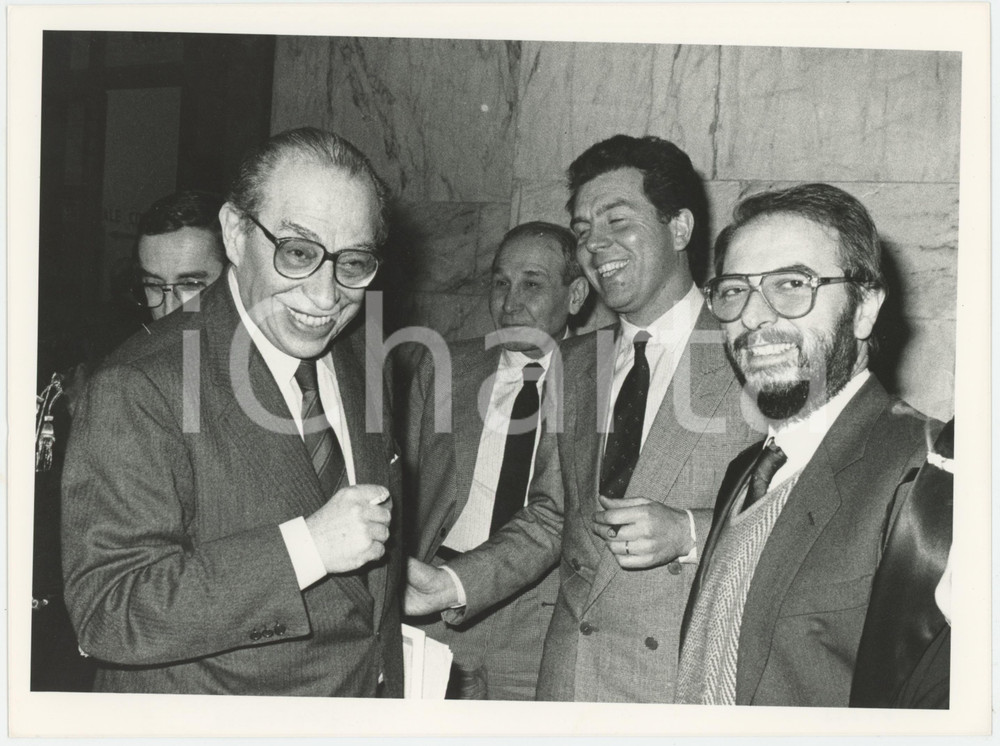 1985 ca MILANO Processo AMBROSOLI Ferdinando VENTRIGLIA Guido VIOLA Foto 24x17