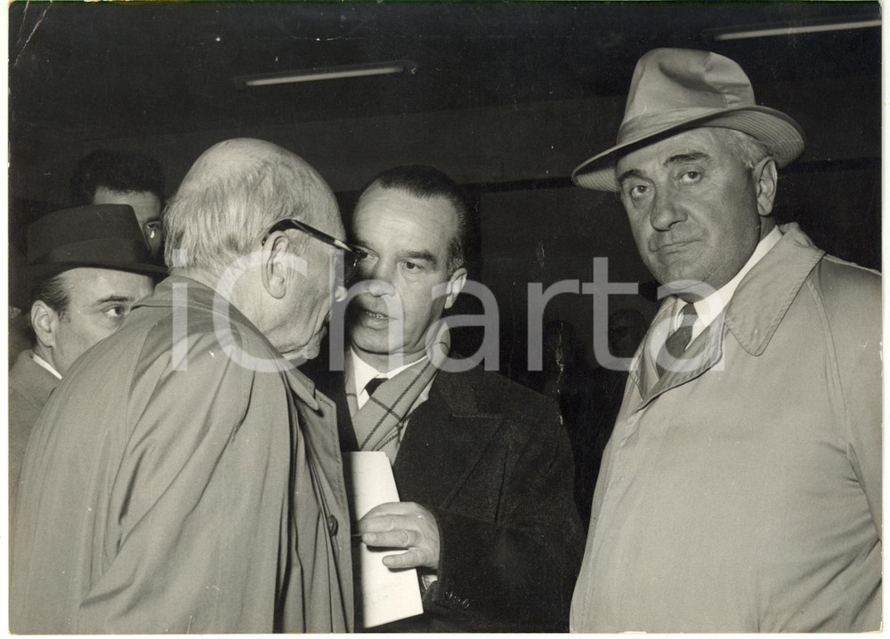 1956 MILANO MALPENSA - Gyula HEGYI capo dipartimento sport UNGHERIA *Foto 18x13