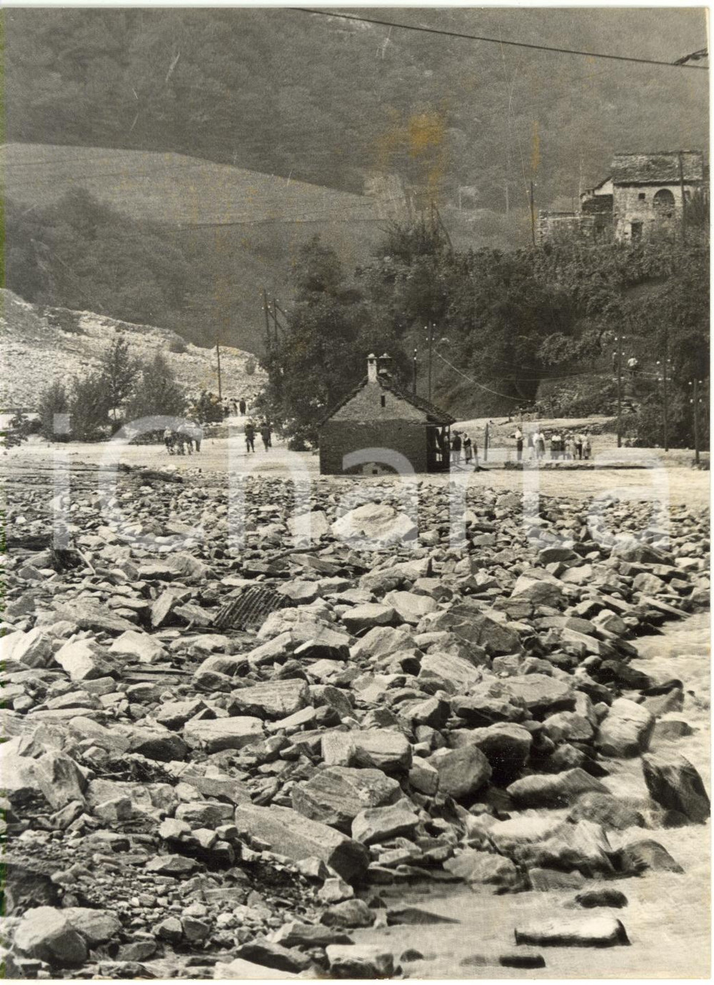 1958 CREVOLADOSSOLA (VB) Località SAN GIOVANNI - Frana sulla linea del SEMPIONE