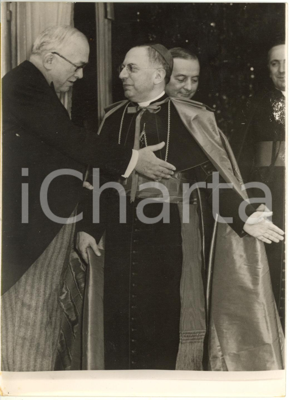 1953 PARIS Président Vincent AURIOL et Cardinal Paolo MARELLA Nonce apostolique