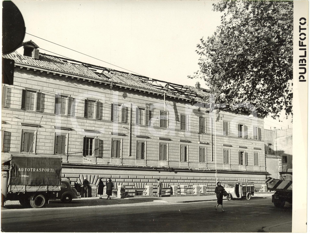 1954 ROMA Carcere REGINA COELI - Danni provocati da un incendio (1) - Foto 24x18