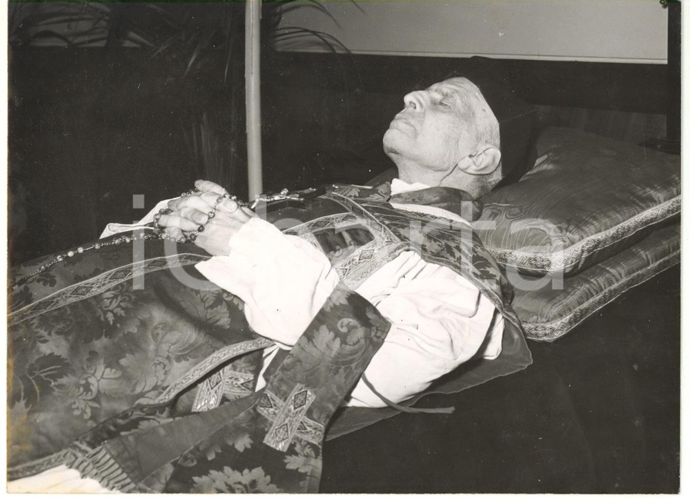 1956 ROMA Compagnia di Gesù - Salma di Padre Pietro TACCHI VENTURI Foto 18x13